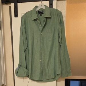 Bonobos Casual Light Green Button Down Shirt
